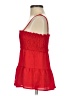Paper Crane 100% Polyester Red Sleeveless Blouse Size XS - photo 5
