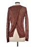 Theory 100% Linen Tweed Brown Pullover Sweater Size S - photo 2