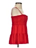 Paper Crane 100% Polyester Red Sleeveless Blouse Size XS - photo 4