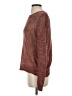 Theory 100% Linen Tweed Brown Pullover Sweater Size S - photo 5