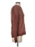 Theory 100% Linen Tweed Brown Pullover Sweater Size S - photo 4