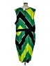 Ashley Stewart Graphic Green Cocktail Dress Size 34 Plus - photo 2