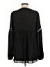 Parker 100% Polyester Black Long Sleeve Blouse Size M - photo 2