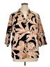 D&Co. Brown 3/4 Sleeve Blouse Size 1X - photo 1