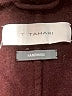 T Tahari Burgundy Coat Size L - photo 6