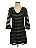 J Valdi 100% Polyester Black 3/4 Sleeve Top Size S - photo 1