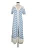 Zara Stripes Blue Casual Dress Size M - photo 1