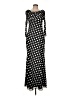 AFRM Polka Dots Black Casual Dress Size L - photo 1