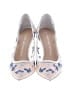 Stuart Weitzman Floral White Heels Size 5 1/2 - photo 2