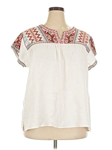 Johnny Was Short Sleeve Blouse (view 1)