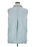 Chico's Blue Sleeveless Button-Down Shirt Size XL - photo 2