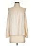 BCBGMAXAZRIA Ivory Long Sleeve Blouse Size S - photo 1