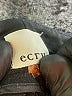 Ecru Solid Black Dress Pants Size L - photo 7