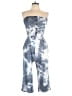 J for Justify Tie-dye Blue Jumpsuit Size M - photo 1