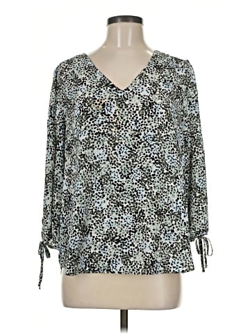 AK Anne Klein 3/4 Sleeve Blouse (view 1)