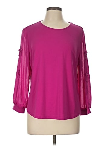 Adrianna Papell Long Sleeve Blouse (view 1)