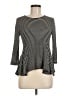 CeCe Black 3/4 Sleeve Top Size M - photo 1