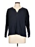 L.L.Bean Blue Long Sleeve Henley Size L (petite) - photo 1