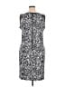 Talbots Outlet Paisley Gray Casual Dress Size 16 - photo 2