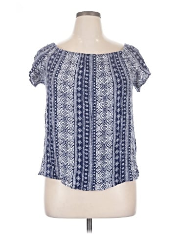 Bobeau Short Sleeve Blouse (view 1)