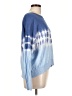 Central Park West 100% Cotton Tie-dye Blue Pullover Sweater Size L - photo 4