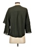 Everly 100% Polyester Green 3/4 Sleeve Blouse Size S - photo 2