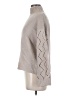 Line & Dot Solid Tan Turtleneck Sweater Size S - photo 5