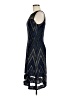 En Focus Studio Chevron-herringbone Blue Cocktail Dress Size 8 - photo 5