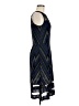 En Focus Studio Chevron-herringbone Blue Cocktail Dress Size 8 - photo 4