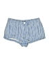 Silence and Noise Stripes Blue Shorts Size 26 waist - photo 1