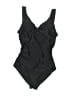 Kona Sol Solid Black One Piece Swimsuit Size S - photo 1
