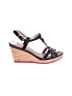 Biala 100% Leather Black Wedges Size EU 39 - photo 1