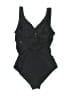 Kona Sol Solid Black One Piece Swimsuit Size S - photo 2