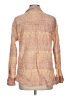 Roberta Roller Rabbit Tweed Orange Long Sleeve Button-Down Shirt Size L - photo 2