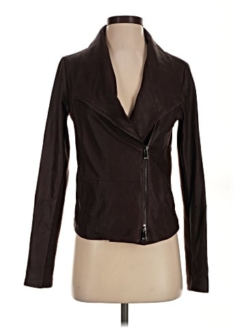 Vince. Leather Jacket (view 1)
