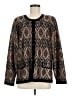 misook Argyle Brown Cardigan Size M (estimated) - photo 1