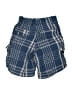 Gap Kids 100% Cotton Plaid Blue Cargo Shorts Size 6R - photo 2