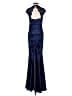 Xscape Blue Cocktail Dress Size 4 - photo 2