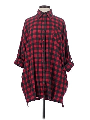 Audrey 3+1 3/4 Sleeve Button-Down Shirt (view 1)