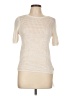 Theory Ivory Short Sleeve Top Size L - photo 1