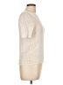 Theory Ivory Short Sleeve Top Size L - photo 4