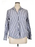 Grayson 100% Cotton Stripes Blue Long Sleeve Button-Down Shirt Size XL (5) - photo 1