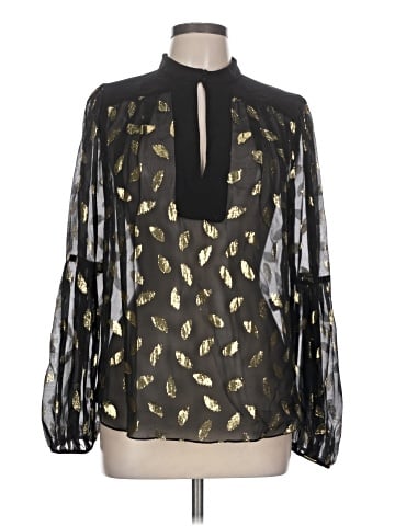 Diane von Furstenberg Long Sleeve Blouse (view 1)