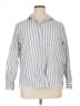 Grayson 100% Cotton Stripes Silver Long Sleeve Button-Down Shirt Size XL (5) - photo 1