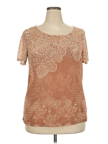 Notations Short Sleeve Top (view 1)