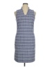J. McLaughlin Tweed Blue Casual Dress Size 14 - photo 1