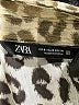 Zara 100% Polyester Animal Print Gold Long Sleeve Blouse Size S - photo 7