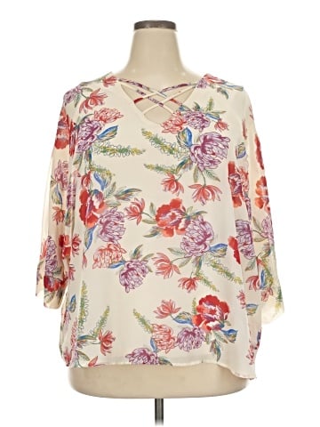 East Adeline 3/4 Sleeve Blouse (view 1)
