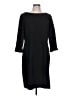 Talbots Solid Black Casual Dress Size 12 - photo 1