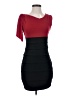 En Focus Studio Color Block Red Cocktail Dress Size 4 - photo 1